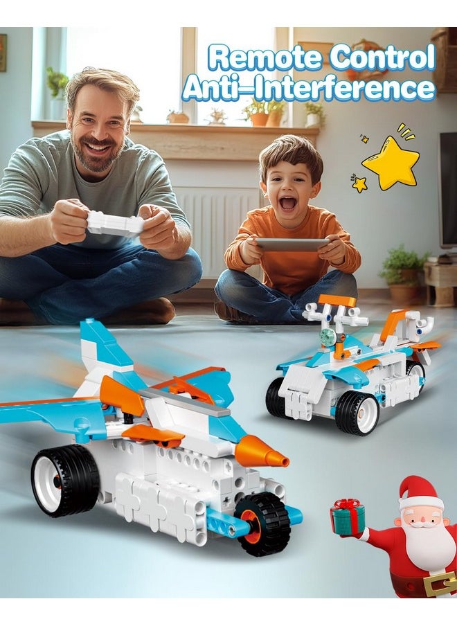 HBUDS Robot Building Kits for Kids, 12-in-1 Stem Toys for Boys Age 6-12, APP & Remote Control Educational Coding Building Sets, Programmable Robot for Kids, Rechargeable Robotic Kit Gifts for Girls Boys  - Image 4