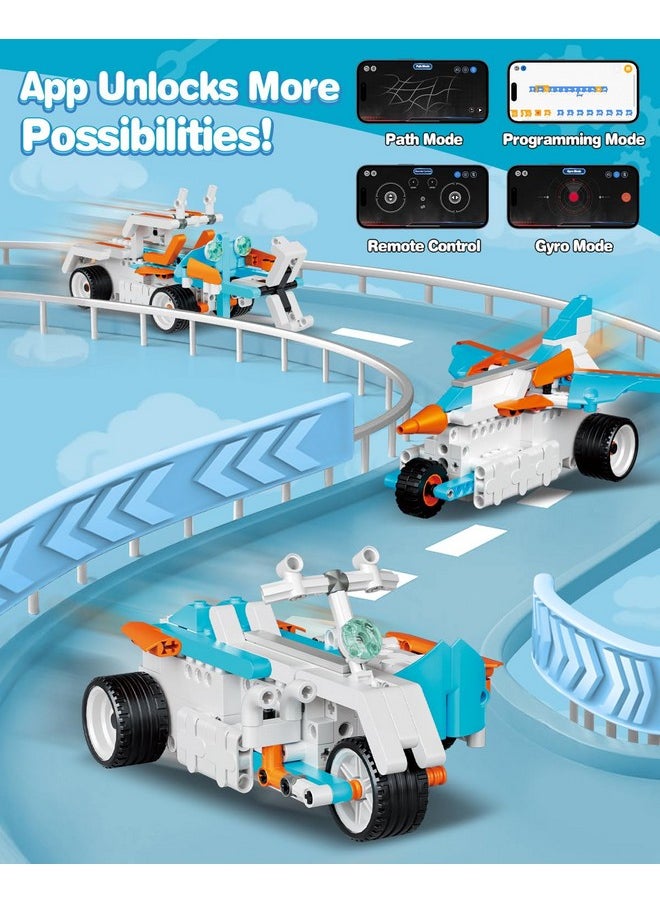 HBUDS Robot Building Kits for Kids, 12-in-1 Stem Toys for Boys Age 6-12, APP & Remote Control Educational Coding Building Sets, Programmable Robot for Kids, Rechargeable Robotic Kit Gifts for Girls Boys  - Image 5