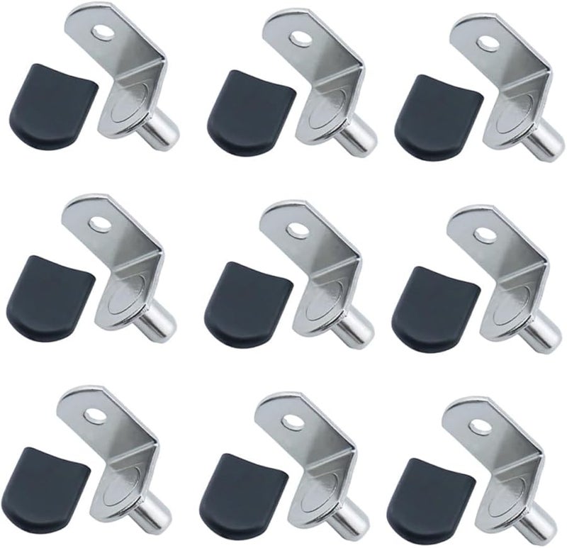 Steel Shelf Support Bracket 50 Pack Right Angle Corner Brace For Glass Wood Boards - Image 1