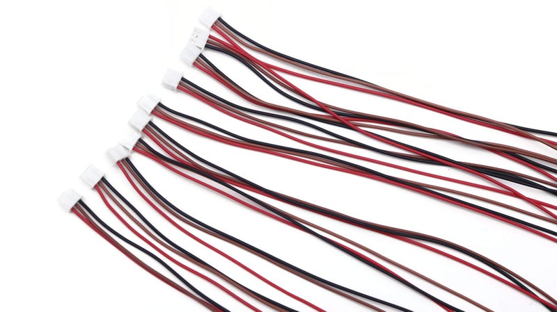 Electronicspices Electronic Spices 3 pin Male and Female Cable Micro Male and Female Connector Plug with Silicone 10INCH Wire - PAIR OF 5 - Image 3