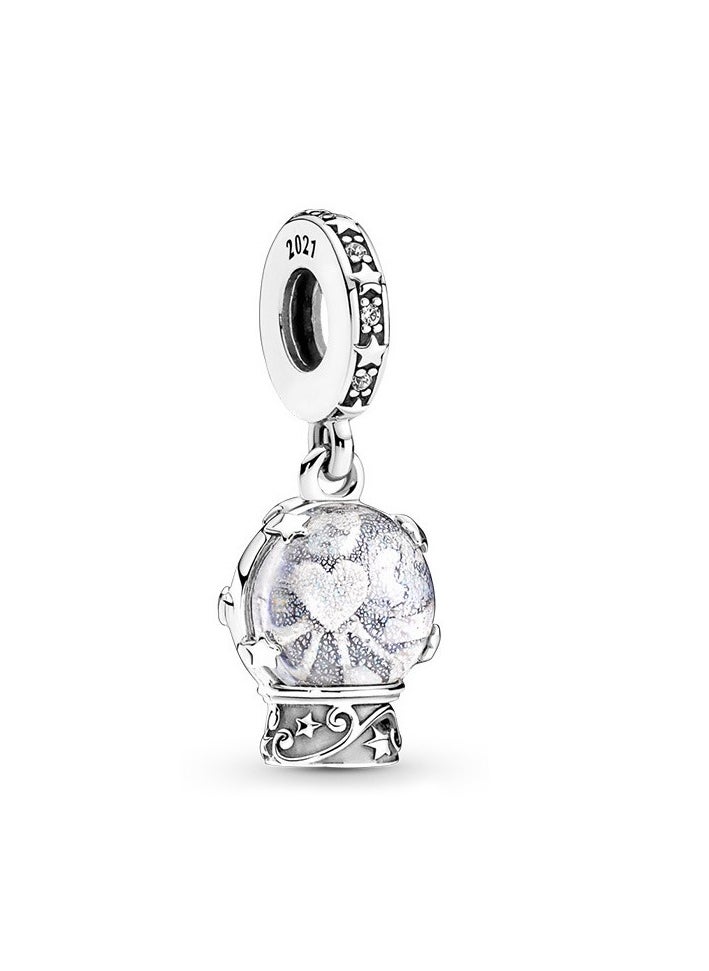 Pandora Violet PANDORA Jewelry Zirconia Dangle Charm in Sterling Silver DIY Charms Jewelry Gift for Women Girls  - Image 3