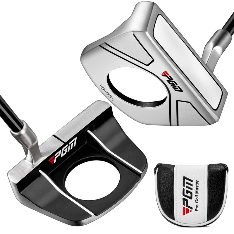 PGM Standing Golf Putter with Ball Pick-Up,for Men and Womenï¼ŒUltra-Lightweight Graphite Shaft,Ultra Low Center of Gravity with Alignment Aid, Right-Handed & 34 inch - Image 1