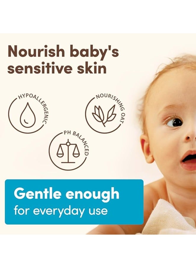 Aveeno Baby Daily Moisture Lotion For Delicate Skin With Natural Colloidal Oatmeal & Dimethicone,18 Fl. Oz (532 ml) - Image 3