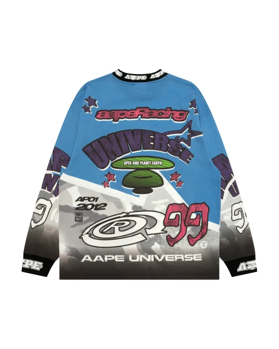 ايه ايه بي إي AAPEUNVS graphic long sleeve tee