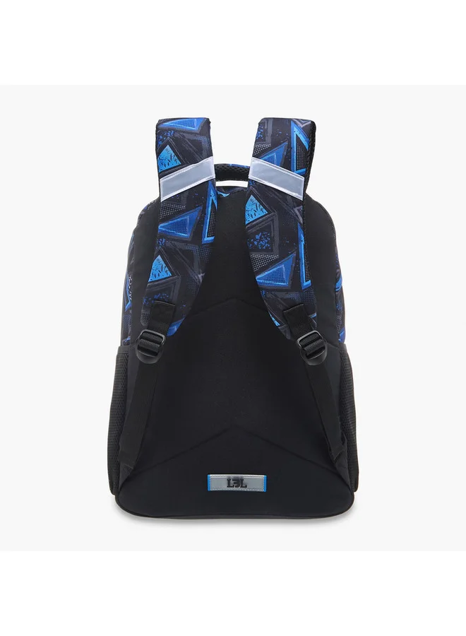 LBL by Shoexpress  Boys Printed School Backpack with Lunch Bag and Pencil Pouch - 29x15x42 cm  | Best Price UAE