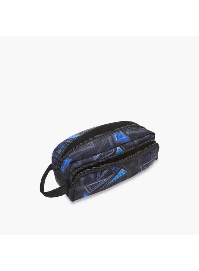 LBL by Shoexpress  Boys Printed School Backpack with Lunch Bag and Pencil Pouch - 29x15x42 cm  | Best Price UAE