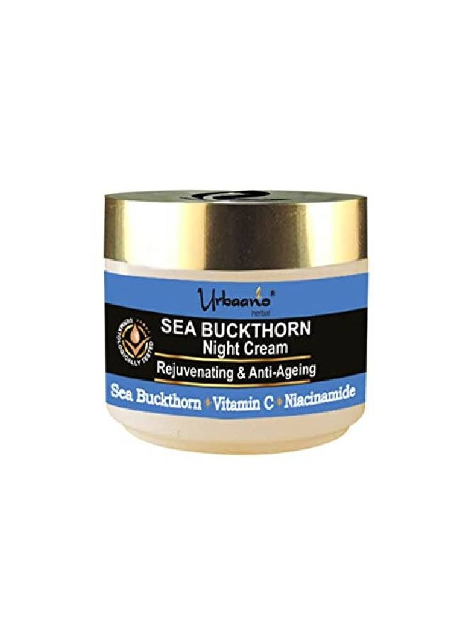 Sea Buckthorn Vitamin C Cream | Rejuvenating Night Cream | Restore Glow Face Cream | Over Night Replenish | Reduce Fine Lines & Wrinkles | Niacinamide 50 gm - pzsku/Z9402FE02346603218A23Z/45/_/1662635487/fdd8926c-f193-4ac8-9eeb-b71361530f3a