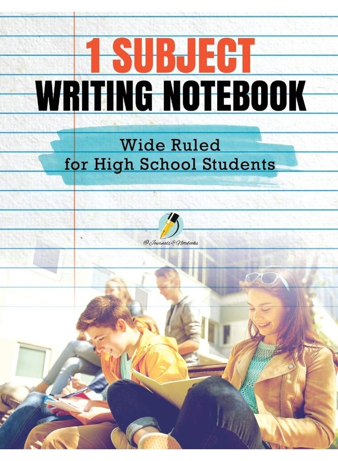1 Subject Writing Notebook Wide Ruled for High School Students  - Image 1