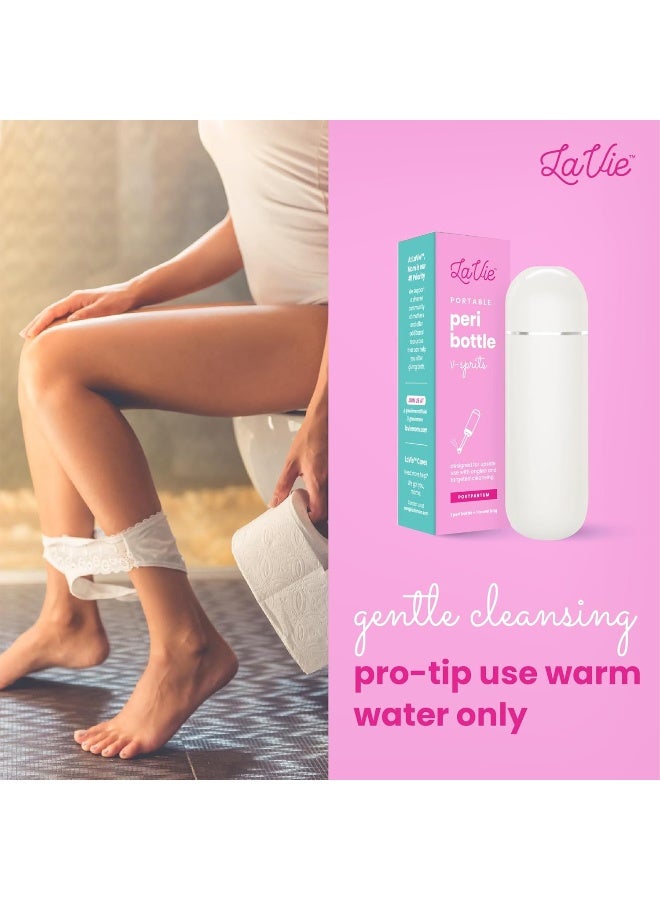 LaVie Peri Bottle for Postpartum Care, Portable Bidet, Upside Down Spray Bottle for Relief, Tears, and Hemorrhoids After Birth, Postpartum Essential - Image 4