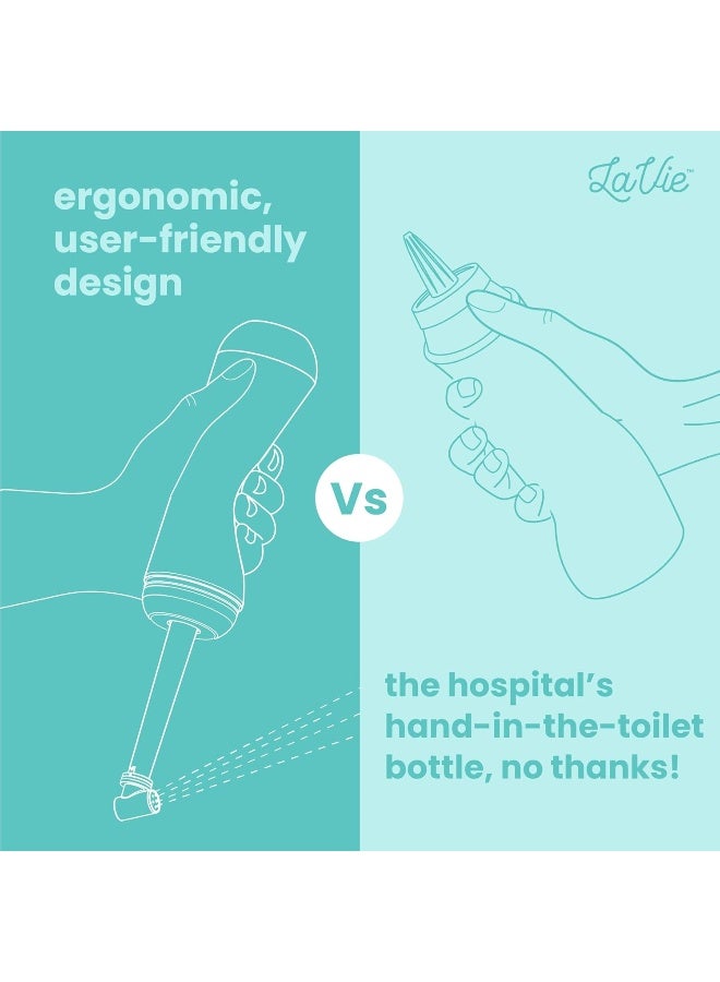 LaVie Peri Bottle for Postpartum Care, Portable Bidet, Upside Down Spray Bottle for Relief, Tears, and Hemorrhoids After Birth, Postpartum Essential - Image 5
