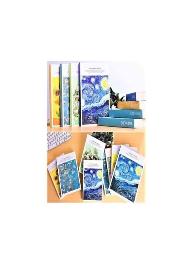 فان جوخ اسكتش شكل فان جوخ 128 ورقة مقاس A5 - Image 3