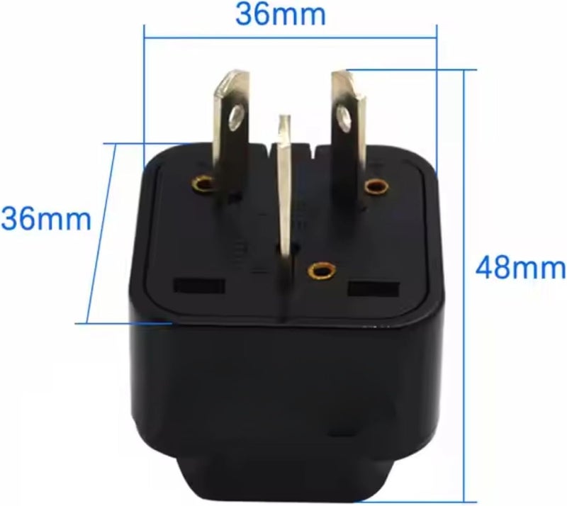 Gadget Wagon Economy Series Australia India Power Converter Adapter 3 pin - Pack of 3 - Image 4