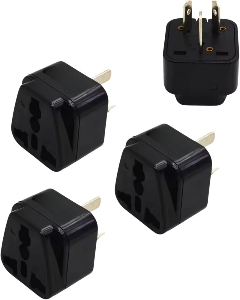 Gadget Wagon Economy Series Australia India Power Converter Adapter 3 pin - Pack of 3 - Image 1