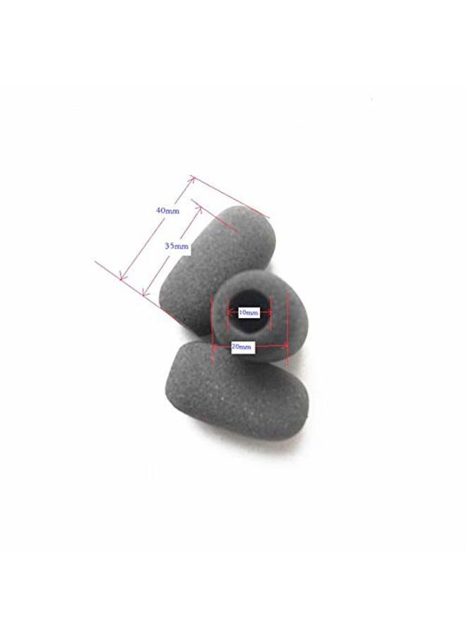 LINHUIPAD Microphone Covers - For Lightspeed Aviation Pilot Headset Mic Windshield Foam Sponge Windscreen Pack of 10 x - Image 2
