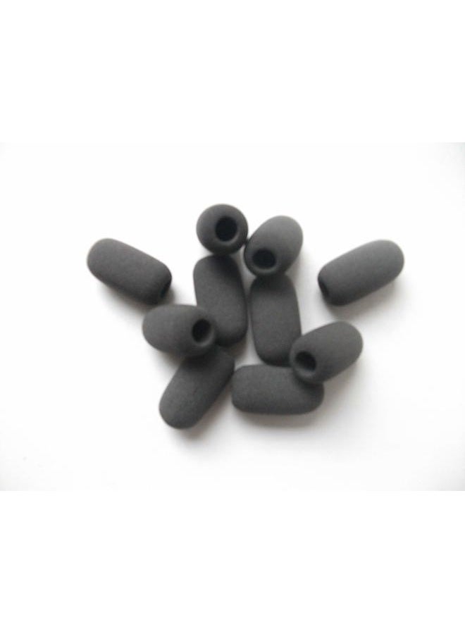 LINHUIPAD Microphone Covers - For Lightspeed Aviation Pilot Headset Mic Windshield Foam Sponge Windscreen Pack of 10 x - Image 5