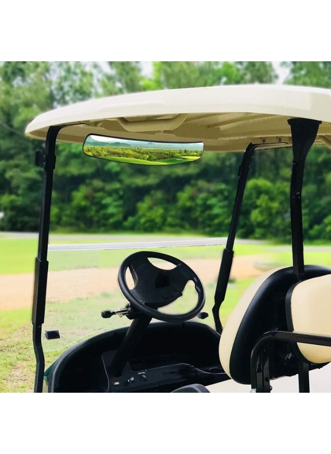 Generic Golf Cart Rear View Mirror,Extra Wide Universal Adjustable Panoramic Golf Cart Mirror  - Image 5