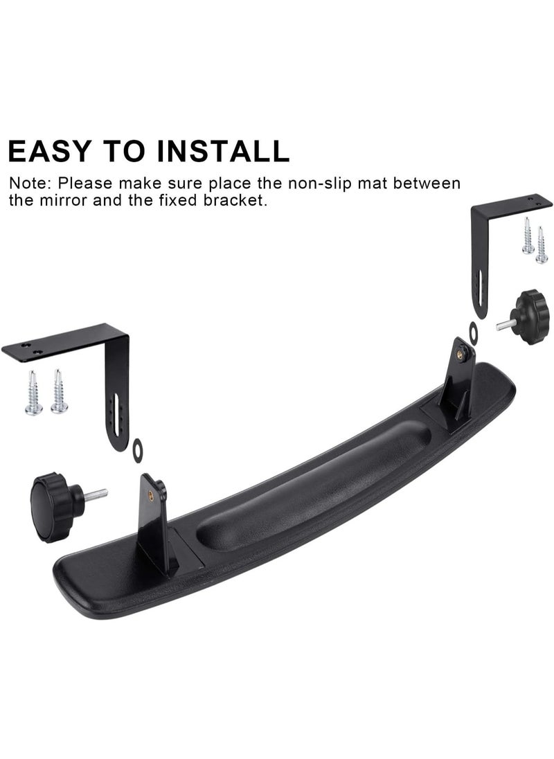 Generic Golf Cart Rear View Mirror,Extra Wide Universal Adjustable Panoramic Golf Cart Mirror  - Image 2