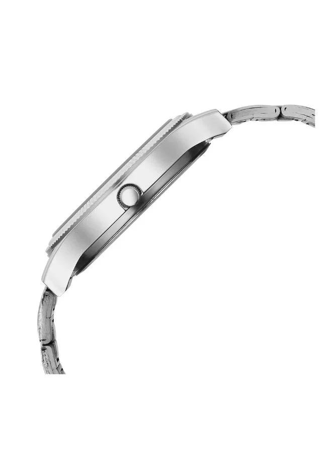 TITAN Men Analog Display Watch With Silver Stainless Steel Strap - 1650SM02