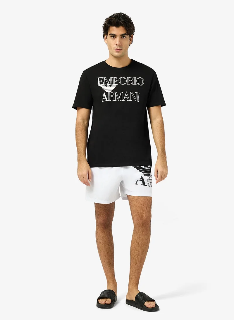 EMPORIO ARMANI  Graphic Crew Neck T-Shirt for Men | Best Price UAE