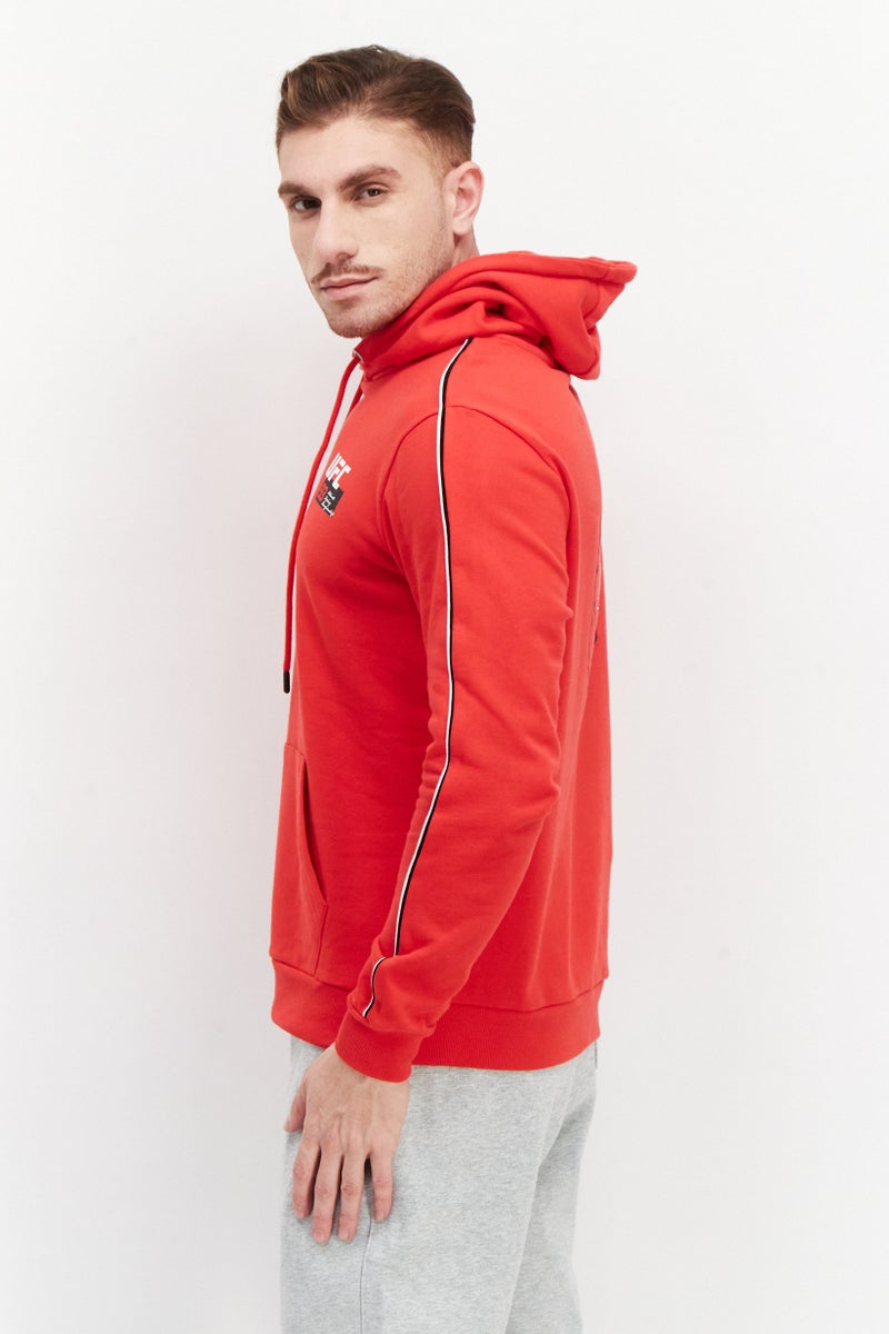 Ufc Men Sportswear Fit Long Sleeves Running Sweatshirt, Red - Image 1