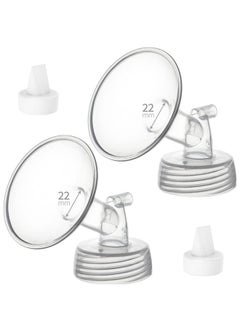 Belmikal Belmikal 22mm Flange&Duckbill Valve Compatible with Spectra S2 S1 9 Plus Ameda MYA Motif Luna Cimilre Breastpumps Replacement Spectra Pump Parts/Accessories Flange/Shields.  - Image 1