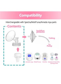 Belmikal Belmikal 22mm Flange&Duckbill Valve Compatible with Spectra S2 S1 9 Plus Ameda MYA Motif Luna Cimilre Breastpumps Replacement Spectra Pump Parts/Accessories Flange/Shields.  - Image 4