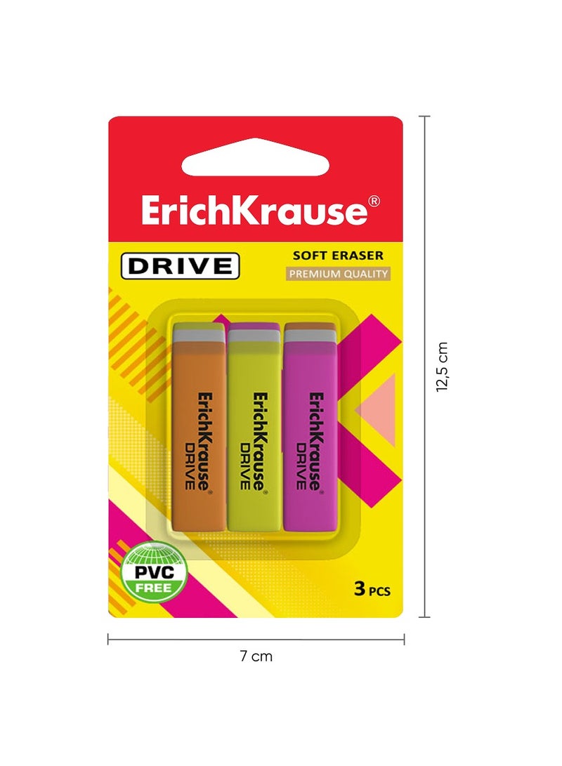 إريك كراوس Set of 3 erasers Drive (in blister) - Image 5