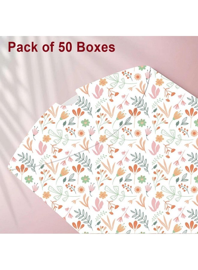 mudrit Pillow Paper Boxes - Set of 50 with Jute Twine | Decorative Folding Paper Gift Boxes for Gifting Chocolates, Dryfruits, and Candies | Size 5.5" x 3.5" (Pink) - Image 3