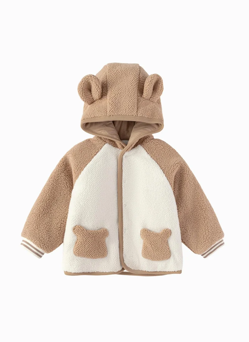 بالابالا جاكيت أطفال محبوك مبطن للجنسين