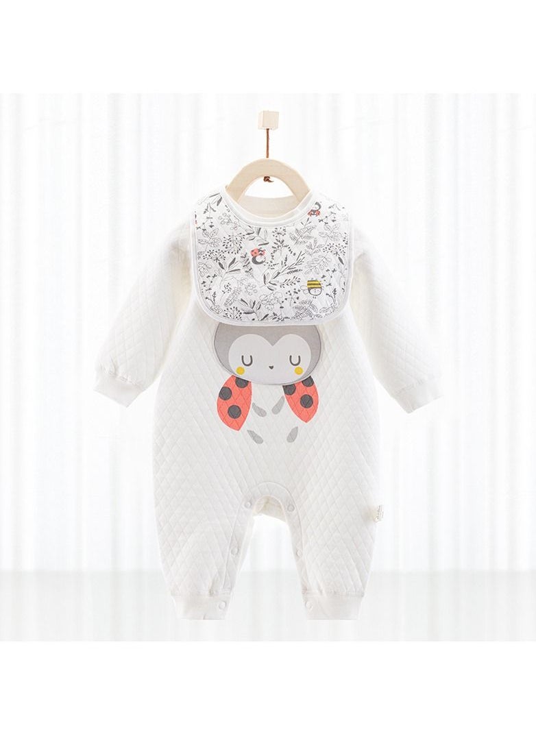 Loquat - Baby Jacket With A Warm Jumpsuit With Bib - Image 1