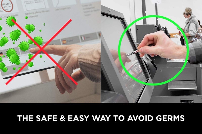 key smart كي سمارت نانو ستايلس - قلم ستايلس ميني مع حلقة مفاتيح، مريح، محمول ودقيق لقلم المفاتيح لشاشات اللمس - Image 2