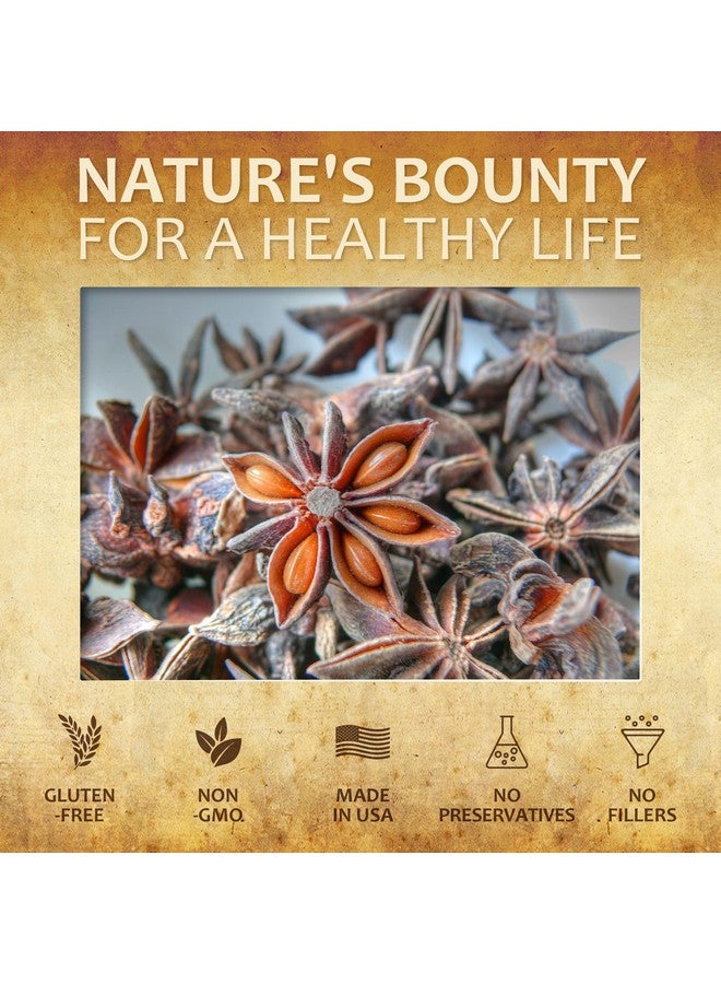 HERBALICIOUS مكمل غذائي من اليانسون النجمي 100 كبسولة مستخلص اليانسون للرجال والنساء تركيبة طبيعية 1000 ملغ قوية بدون مواد حافظة أو إضافات غنية بمضادات الأكسدة لتعزيز المناعة - Image 5