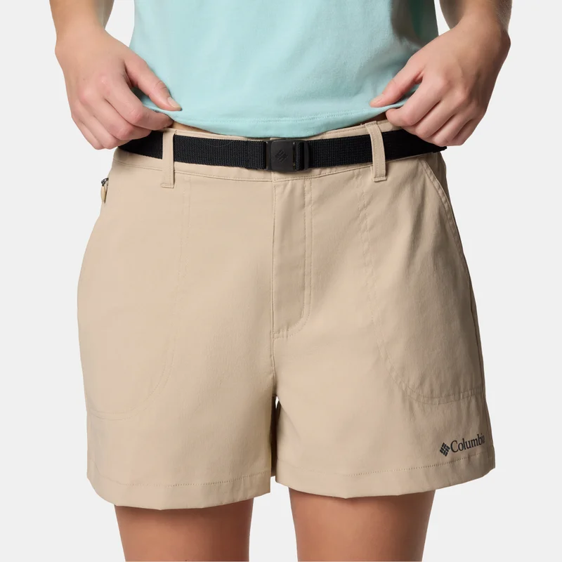 Columbia Beige Women's Brea Falls Hiking Shorts for Women | Best Price UAE