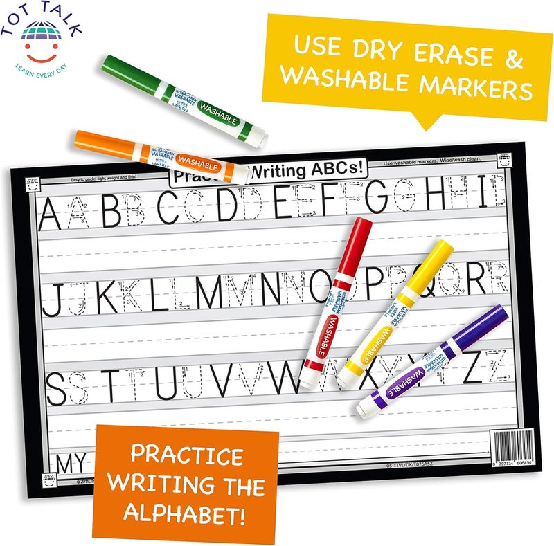 Tot Talk ABC Animals Educational Placemat for Kids - Double-Sided Learning Tool - Image 3