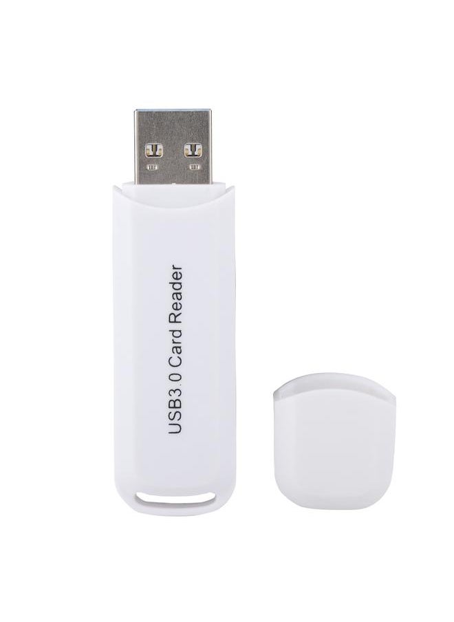 Thoraya USB3.0 Secure Digital Memory Card&TF Card High Speed Multi-Functional Card Reader(White)  - Image 2