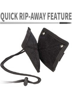 JEEJPV ID holder with hook and loop patch, removable quick tear, key ring and adjustable neck lanyard  - Image 4