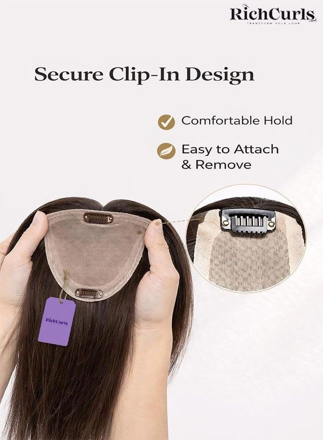 RichCurls Hair Topper for Women with Thin Hair - Natural Scalp Coverage Hairpiece for Instant Volume, Lightweight & Breathable Design, Seamless Blend for a Realistic, Natural Look - Image 3