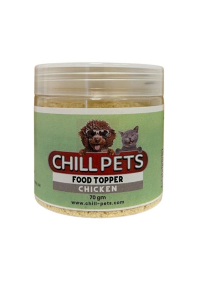 Chill Pets Food Topper For Dogs & Cats Chicken 70g