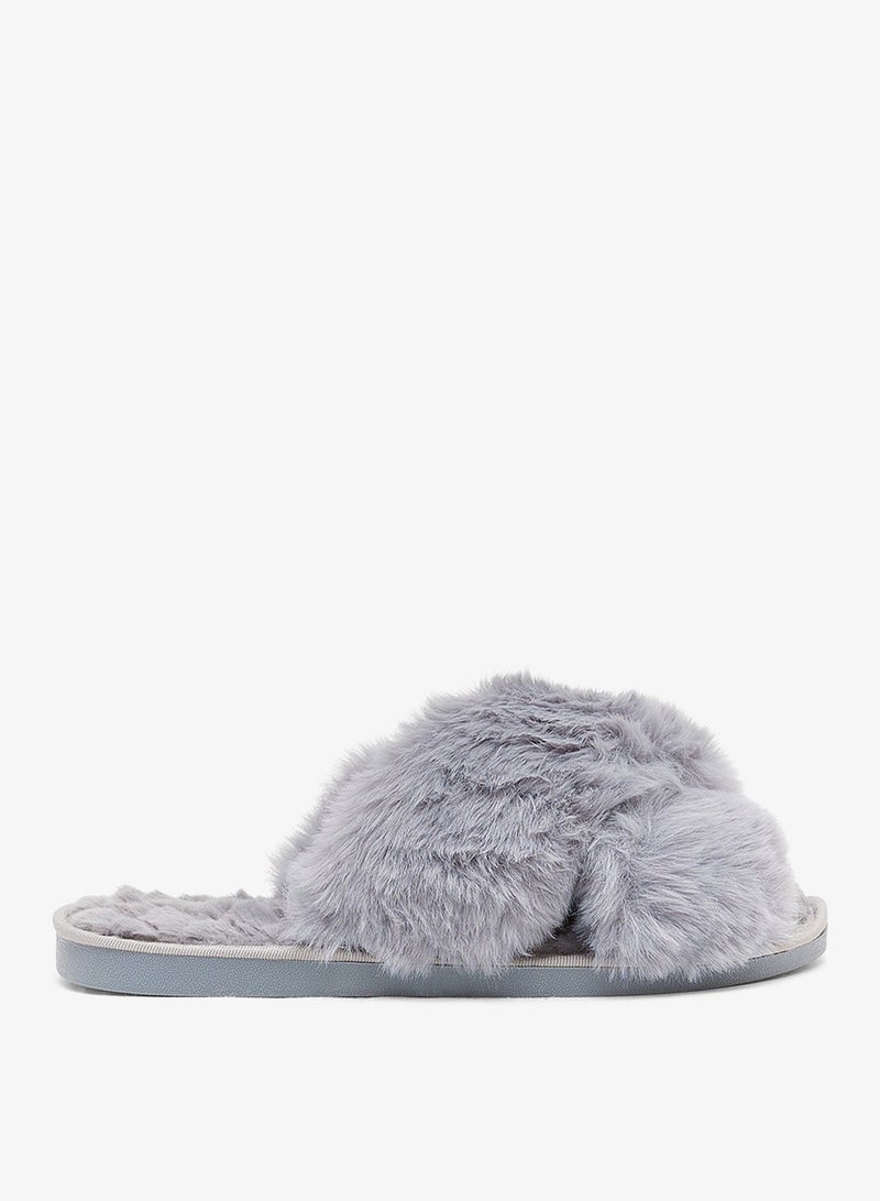 Ginger Crossover Fluffy Bedroom Slippers - Image 2