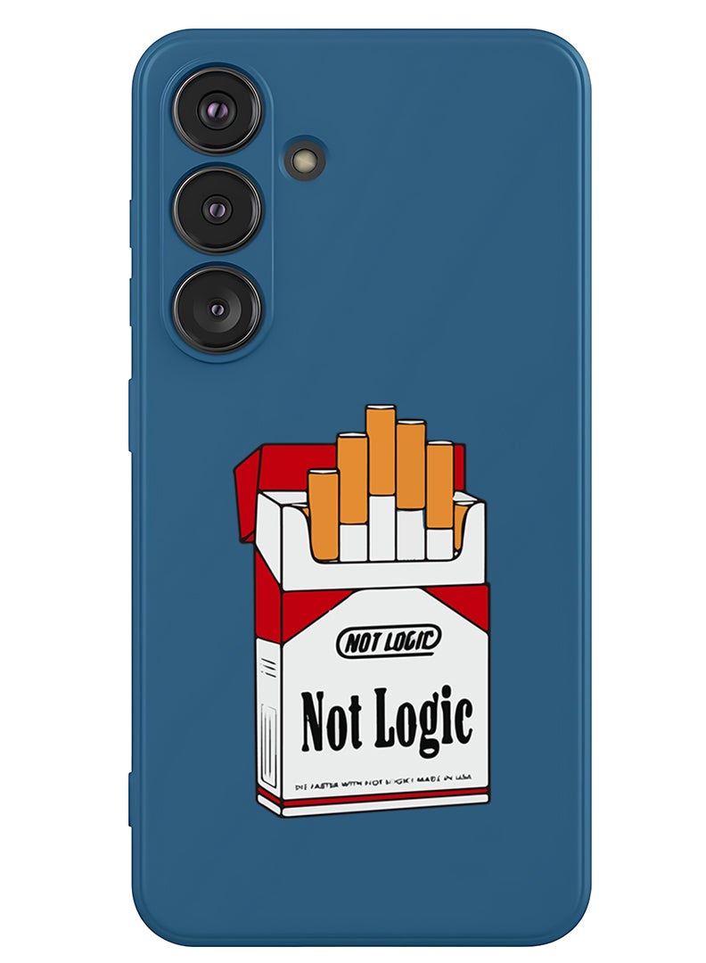 Theodor Protective Slim Fit Case Liquid Silicone Cover with Full Body Protection Anti-Scratch Shockproof Case For Samsung Galaxy S25 (Blue) - Not Logic - Image 1