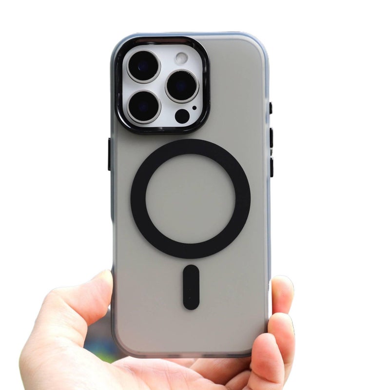 غطاء MagSafe | مقاوم للصدمات | مقاوم للصدمات لـ iPhone 17 / 17 Air / 17 Pro / 17 Pro Max | أسود - Image 1