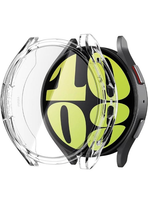 Ultra Hybrid Samsung Galaxy Watch 6 44mm Case Cover with Built-in Screen Protector (2023) - Crystal Clear