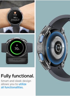 Spigen Ultra Hybrid Samsung Galaxy Watch 6 44mm Case Cover with Built-in Screen Protector (2023) - Crystal Clear  - Image 4