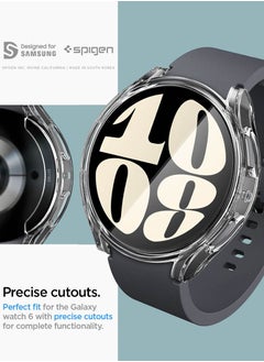 Spigen Ultra Hybrid Samsung Galaxy Watch 6 44mm Case Cover with Built-in Screen Protector (2023) - Crystal Clear  - Image 2