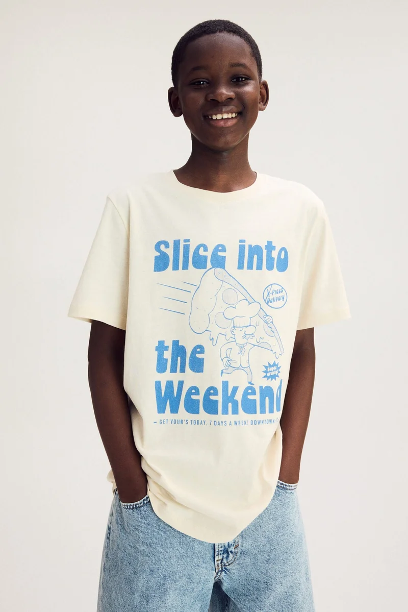 H&M Printed cotton T-shirt