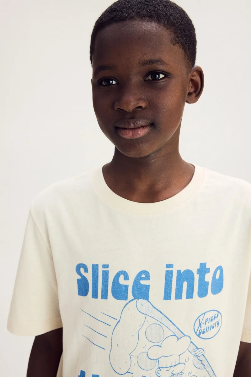 H&M Printed cotton T-shirt