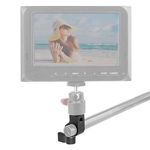 CAMVATE 15mm Single Rod Clamp with Two 1/4"-20 Screw Hole for Camera DSLR Rail System(Black) - 1440 - Image 4
