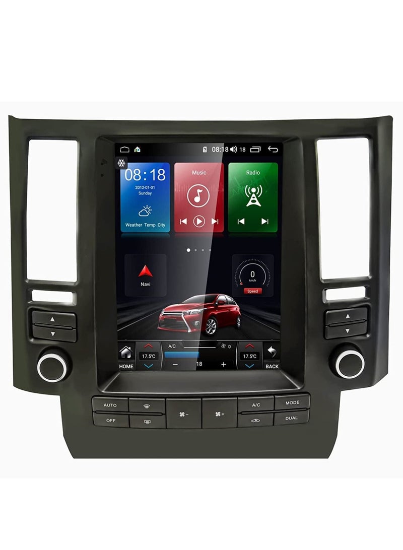 UKMASTER Car Stereo Screen for Infiniti FX35 FX45 2003 - 2006, Tesla Style 10.4" Inch Anroid 10 3GB 32GB  - Image 1