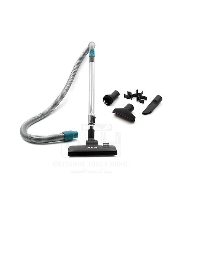 TOTAL - TOTAL Vacuum Cleaner 2000W – High Suction Power, HEPA Filter, 2.5L Capacity, with Multiple Cyclone, Speed Control, and Flexible Hose for Home and Office Cleaning - Image 1