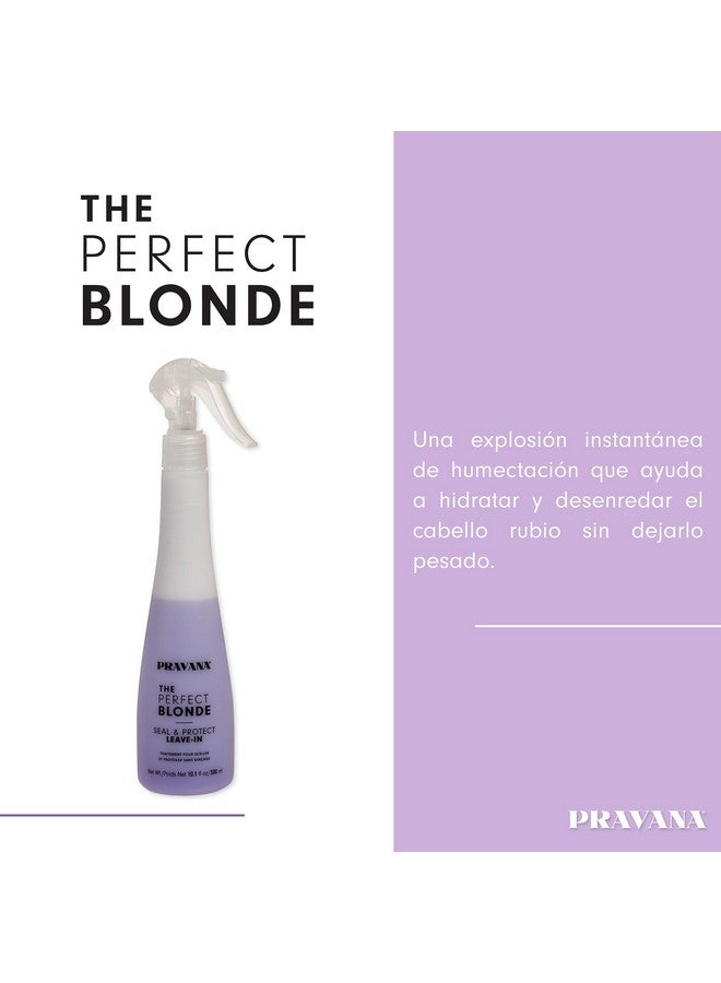 Pravana The Perfect Blonde Seal And Protect Leavein Treatment Unisex Treatment 10.1 Oz I0112170 - Image 5